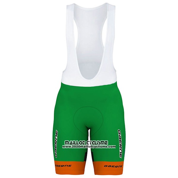 2017 Maillot Ciclismo Bardiani CSF Blanc et Vert Manches Courtes et Cuissard